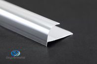 IQNET-Aluminiumrand-Fliesen-Ordnungs-formen dekorative Viertelstab-Wand-Ecken Farbe des strahlenden Silbers