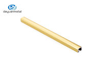 u-Profilstäbeprofil-strahlendes Gold 10mm Breiten-T6 Aluminiumfür Trennungslinie