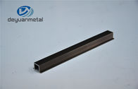 Anodisiertes schwarzes Aluminiumprofil, Aluminiummöbel-Profile des Temperament-T4 T5 T6