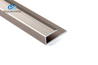 Aluminiumboden 6063, der Stärke SGS-Standardboden-Ordnung des Ordnungs-Streifen-1.0mm umrandet