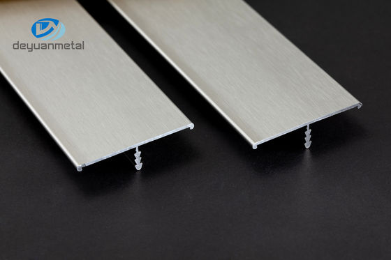 Breite T6 Rose Gold Aluminum Transition Trims 6mm mildern Andizing für Wand- und Bodendekoration