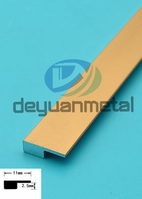 Profil-Übergangs-Streifen 11mm Breiten-6063 Aluminiumt