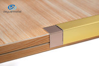 Ordnungs-Winkel L Art Aluminiumfarbe der Stärke T5 T6 des profil-0.8-1.5mm Gold