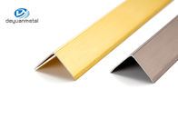Ordnungs-Winkel L Art Aluminiumfarbe der Stärke T5 T6 des profil-0.8-1.5mm Gold