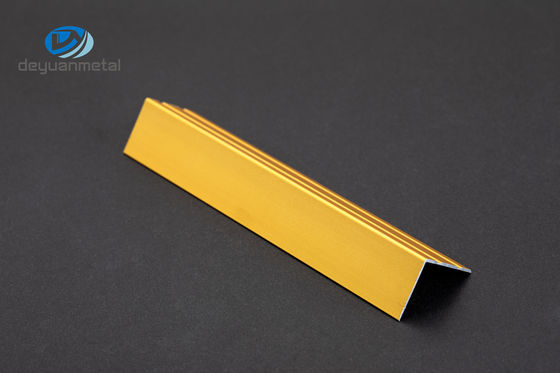 6063 Aluminiuml nicht rostendes der Profile 1.5mmx2mm anodisiert für Dekorations-Ordnungs-Winkel