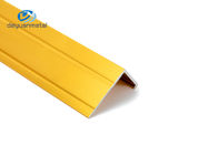Anodisiertes Aluminiuml profiliert goldenes Material der Farbe2.5m Längen-Alu6063