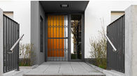 Aluminium gestaltete dekorative Sicherheits-Türen und Windows-Pulver-Beschichtung