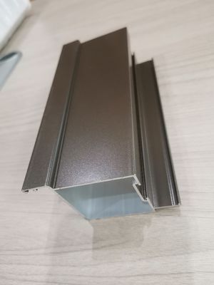 Aluminiumfensterprofil Bronzeweiß Naturschwarz Pulverbeschichtung