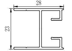 Aluminium Schiebefenster Extrusions Profile Pulverbeschichtung Bronze Südafrika