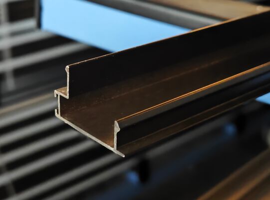 6063 Aluminium-Patio-Fenster-Extrusionsprofile Pulverbeschichtung