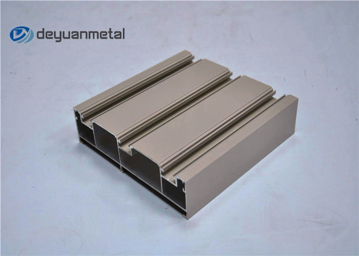 Standard-Tan-Pulver-Beschichtungs-Aluminiumverdrängung formt mit Legierung 6063-T5