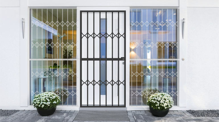Graues ausgeglichenes Glas-Aluminium-gleitende Sicherheits-Türen kundengebundene Form