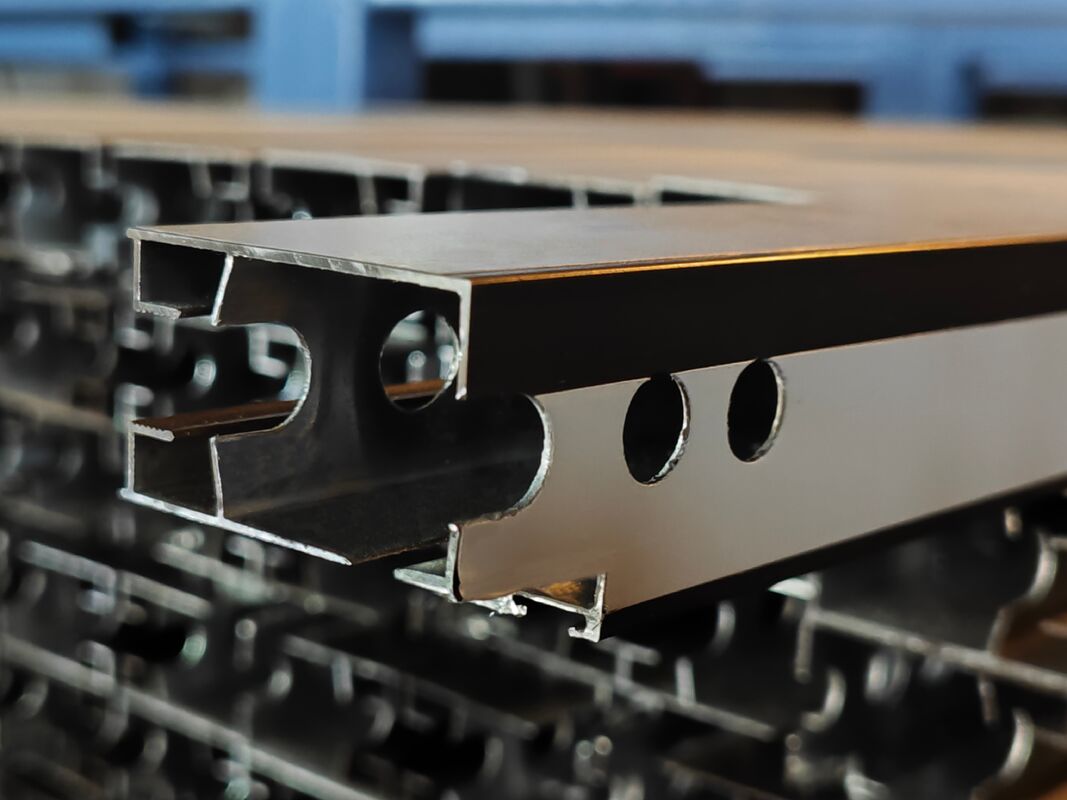 Aluminium-Schiebeprofil mit Pulverbeschichtung für den südafrikanischen Markt