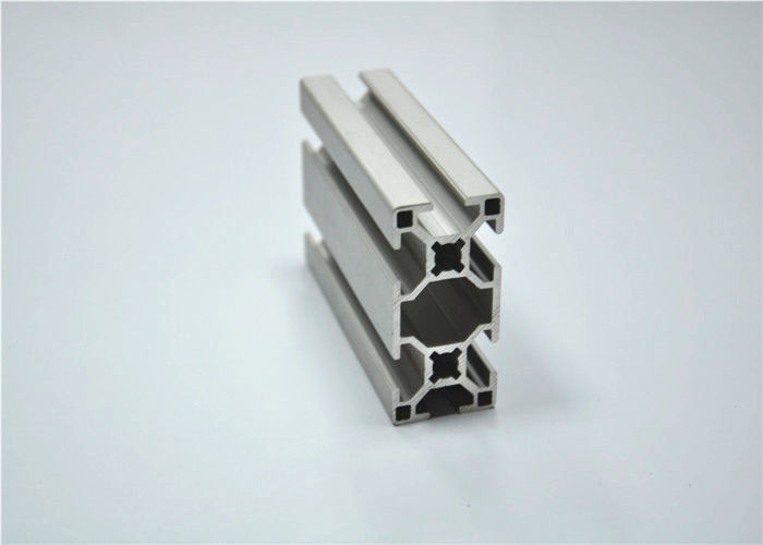 Silbernes Gebäude-industrielles Aluminiumprofil, verdrängtes Metall formt 6063-T5
