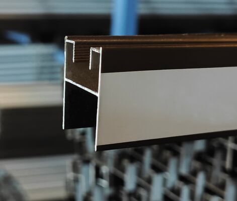 Südafrika Aluminium-Patio-Fenster-Extrusionsprofile Pulverbeschichtung 6063