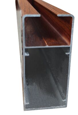 Hersteller Aluminium-Fensterprofile mit Holzmaserung
