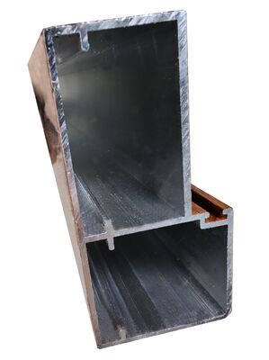 Fabrik-Aluminium-Extrusions-Gehäuse-Fenster Holzkornprofile
