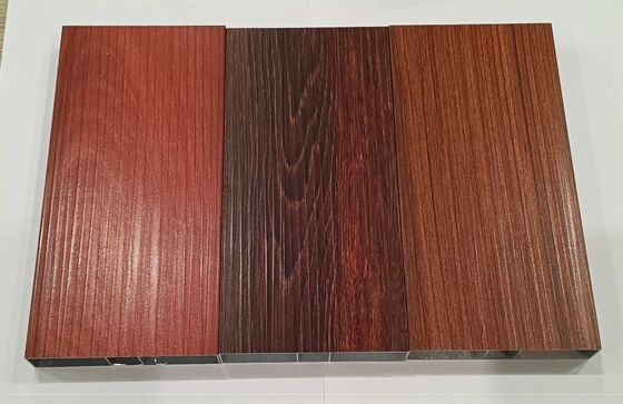 6063 Aluminium-Extrusionsprofile mit Holzkorn und Textur